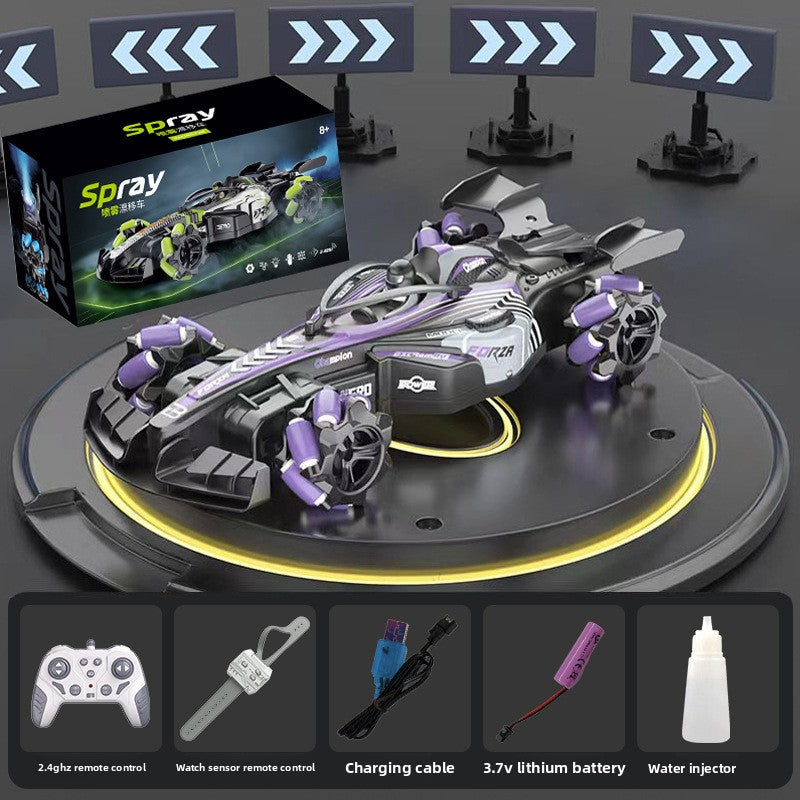 2.4G Remote Control Spray Stunt Drift Racing Toy Car