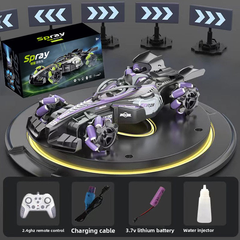 2.4G Remote Control Spray Stunt Drift Racing Toy Car