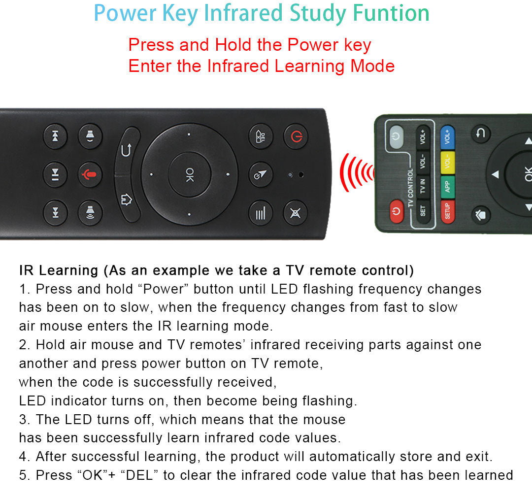 2.4G Wireless Voice Remote Control for Rats