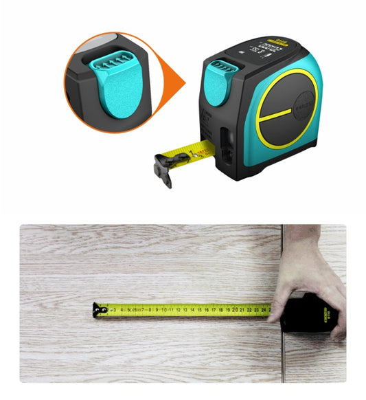 2 In 1 Electronic Laser Tape Measure for Accurate Distance globalswanky 02