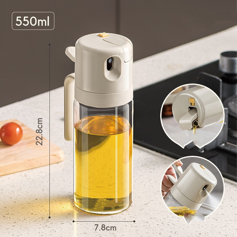 2 In 1 Oil Sprayer Bottle Olive Oil Dispenser for Cooking globalswanky 02
