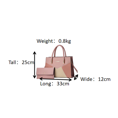 2 in 1 Trendy Women's Shoulder Bag Chic Handbag for Occasion globalswanky 2