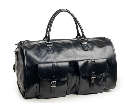 2-in-1 hanging suitcase suit travel bag