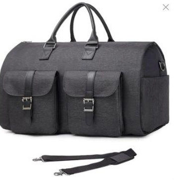 2-in-1 hanging suitcase suit travel bag