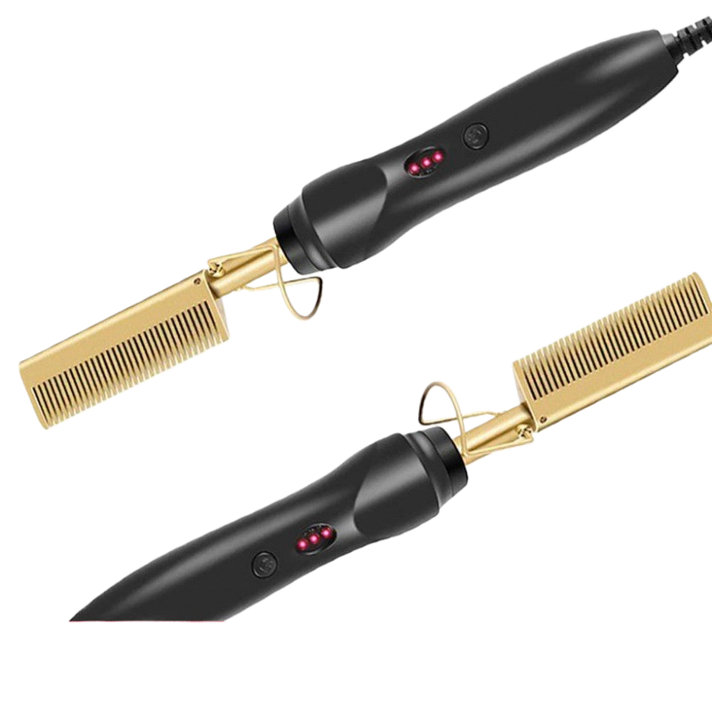 2-in -1 household hair straightening curling iron