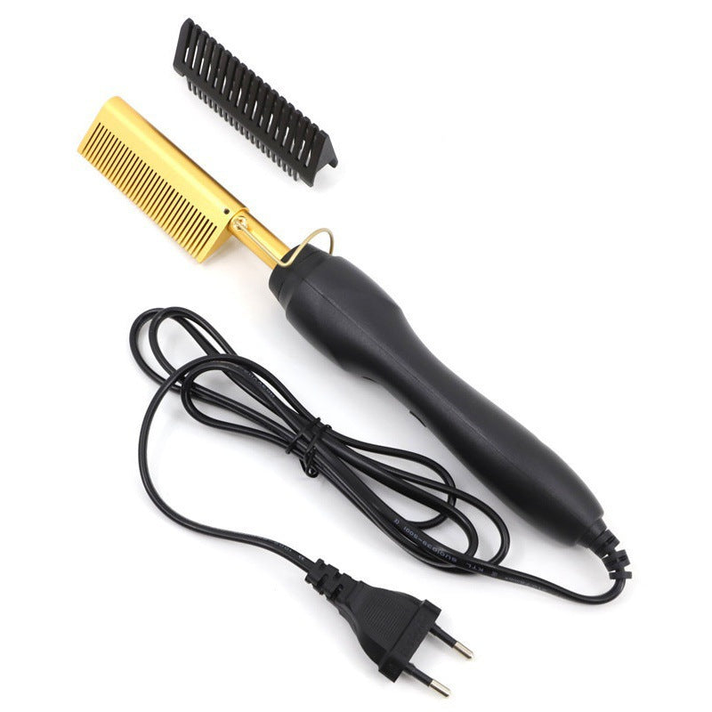 2-in -1 household hair straightening curling iron
