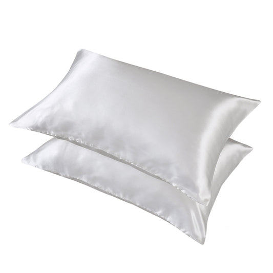 2 Pack Satin silk Pillowcase pillow case pillow cover queen