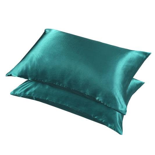 2 Pack Satin silk Pillowcase pillow case pillow cover queen