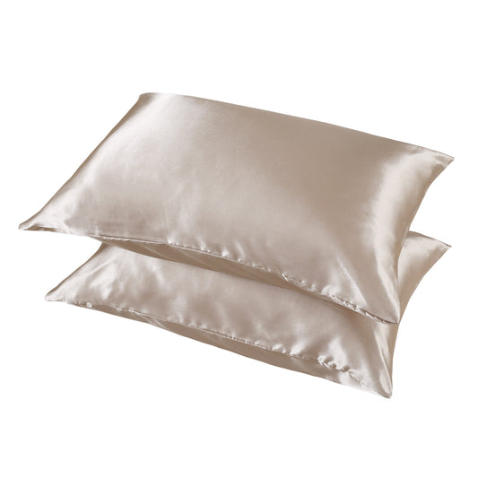 2 Pack Satin silk Pillowcase pillow case pillow cover queen
