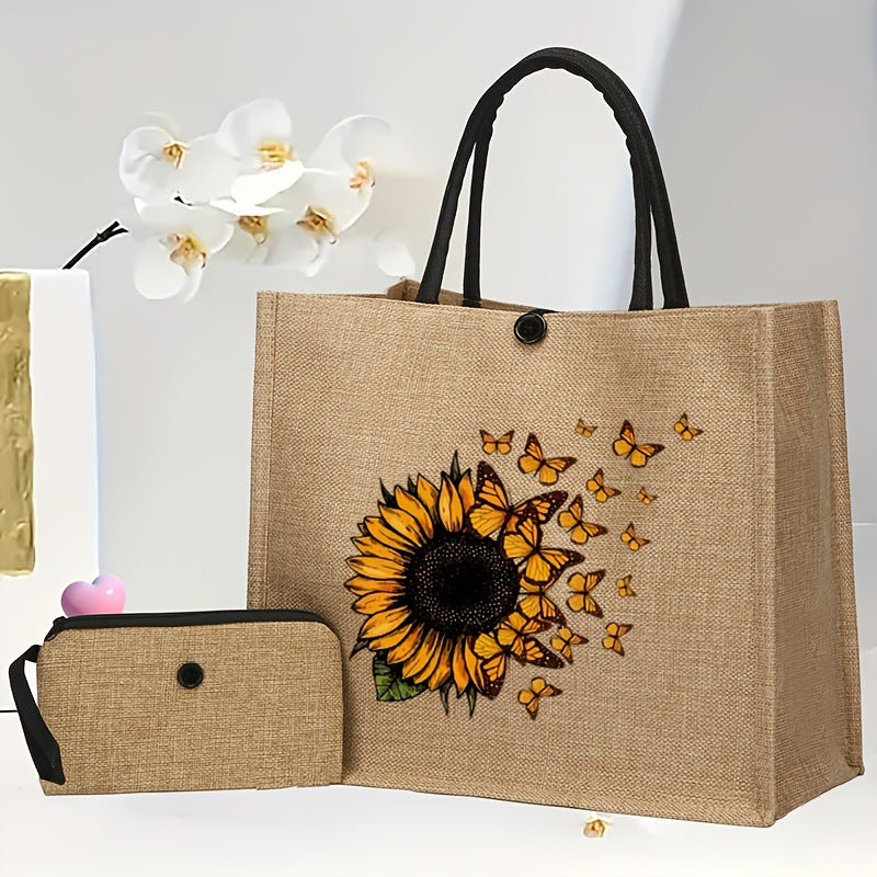 2-Piece Leopard Print Mini Handbag Set