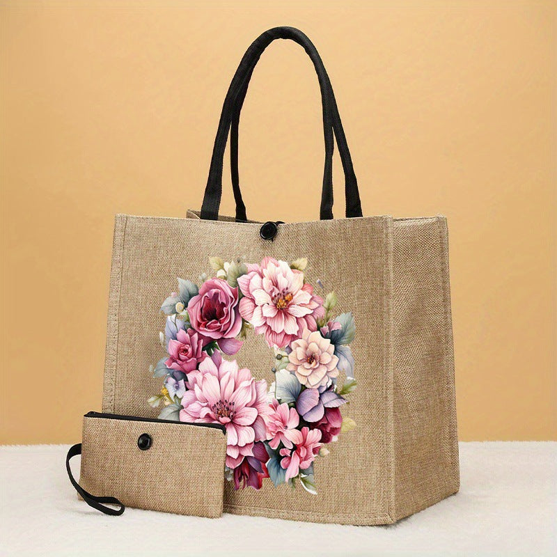 2-Piece Leopard Print Mini Handbag Set