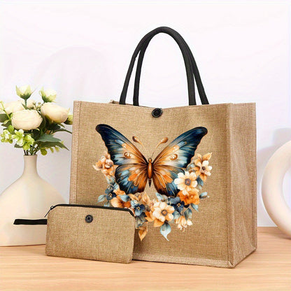 2-Piece Leopard Print Mini Handbag Set