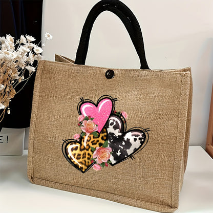 2-Piece Leopard Print Mini Handbag Set