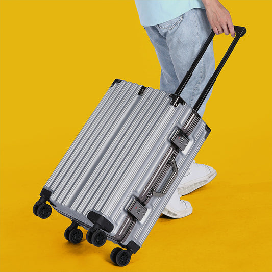 24 Inch Aluminum Frame Trolley Case Large Capacity Bag