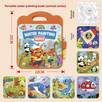 Reusable Magic Water Drawing Book for Kids Creative Learning