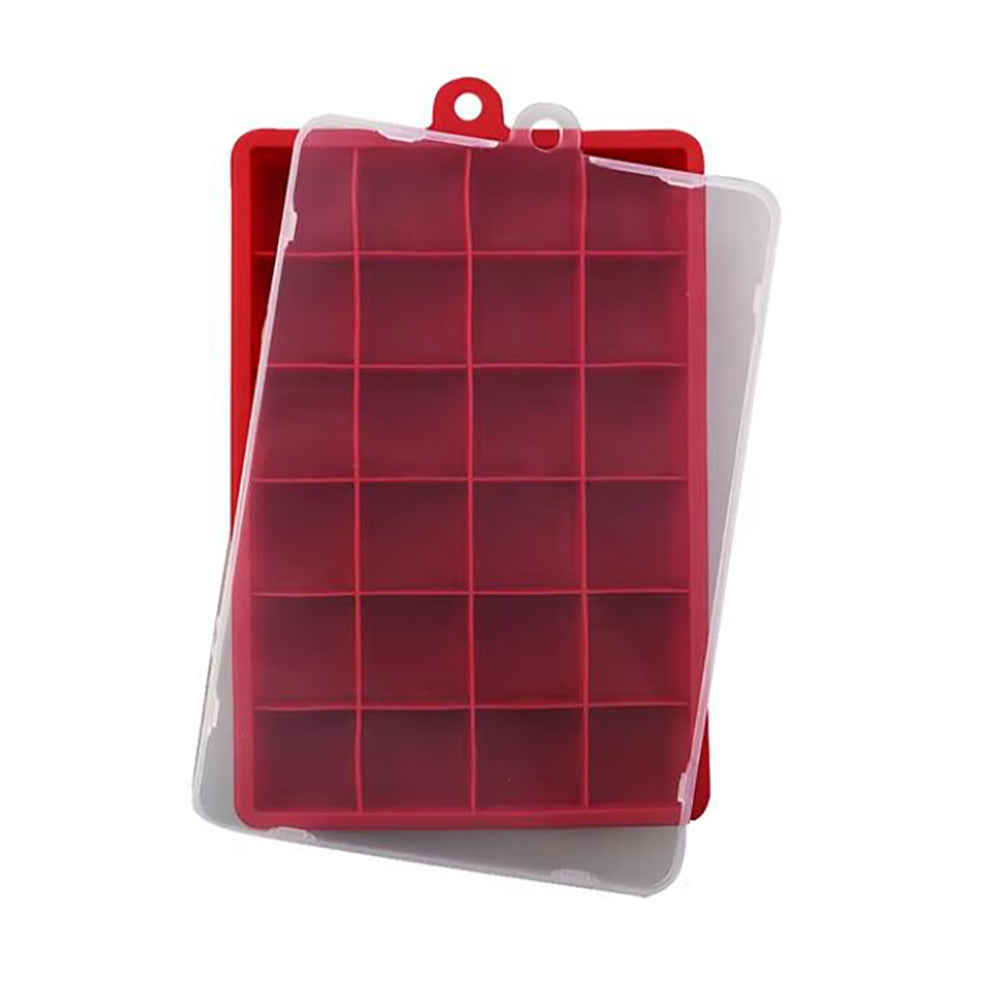 Silicone Ice Cube Tray with Cover for Freezer Ice Storage