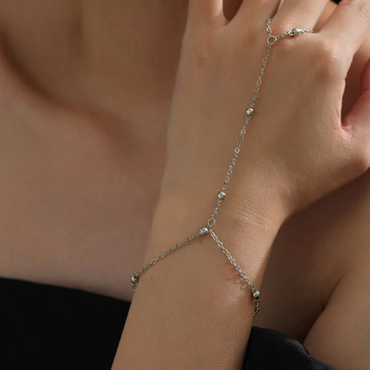 Buy Stylish Ring Bracelet with Premium Light-Luxury Finish