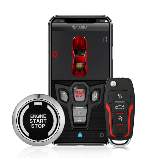Mobile Phone Control Car One-Way Remote Start Alarm System