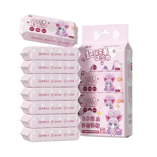 Mini Baby Wet Wipes Gentle Care for Travel Cleaning Use US