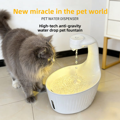 Anti Gravity Water Drop Humidifier with LED Mist Effect