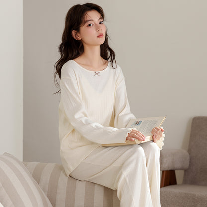 Buy Women’s Simple Pure Cotton Pajamas for Soft Night Comfort