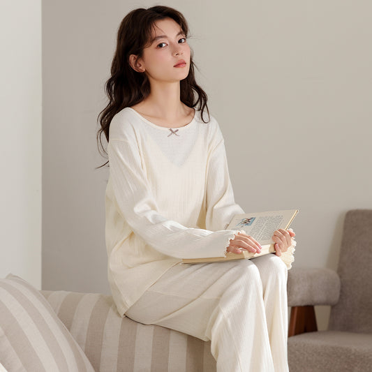 Buy Women’s Simple Pure Cotton Pajamas for Soft Night Comfort