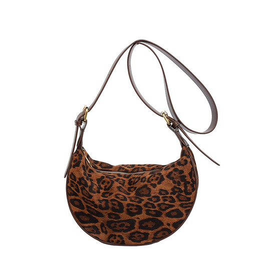 Buy Retro Leopard Print Crossbody Bag – Trendy Womens Shoulder Bag