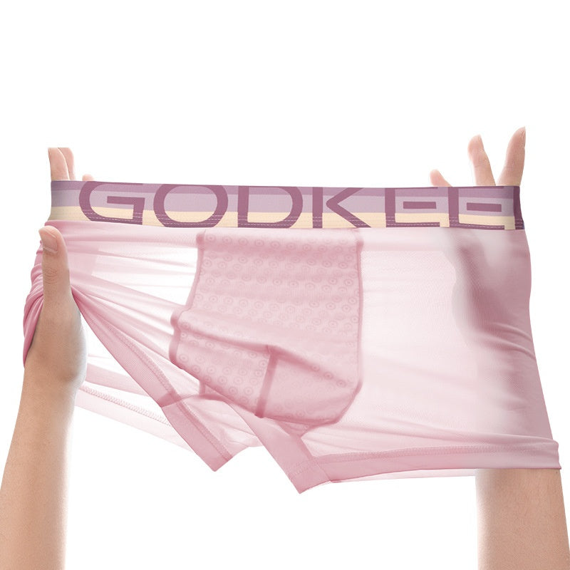 Men's Cool Ice-Silk Underwear for Comfortable Summer Wear