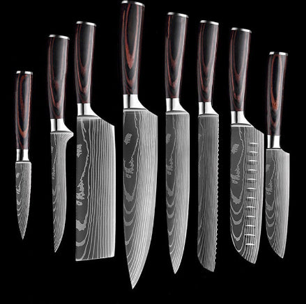 Chef Knives Kitchen Knives Cleaver and Slicing Knife Set