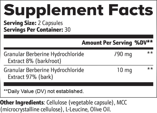Berberine Supplement for Blood Sugar Support and Heart Health