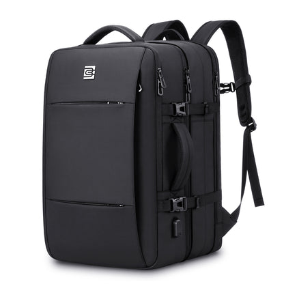 Square Shaped Travel Backpack for Men Double Shoulder Bag