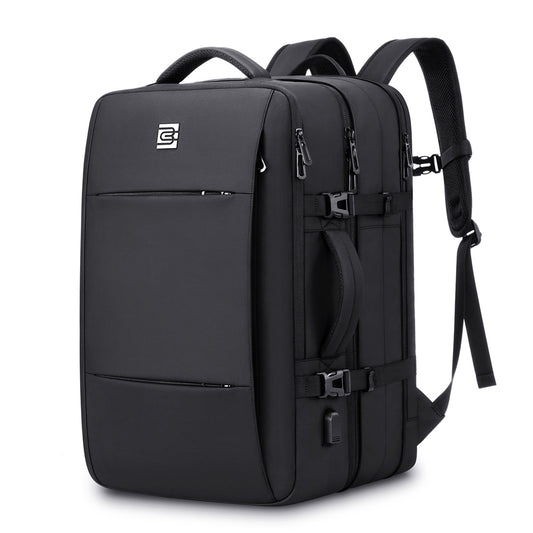 Square Shaped Travel Backpack for Men Double Shoulder Bag