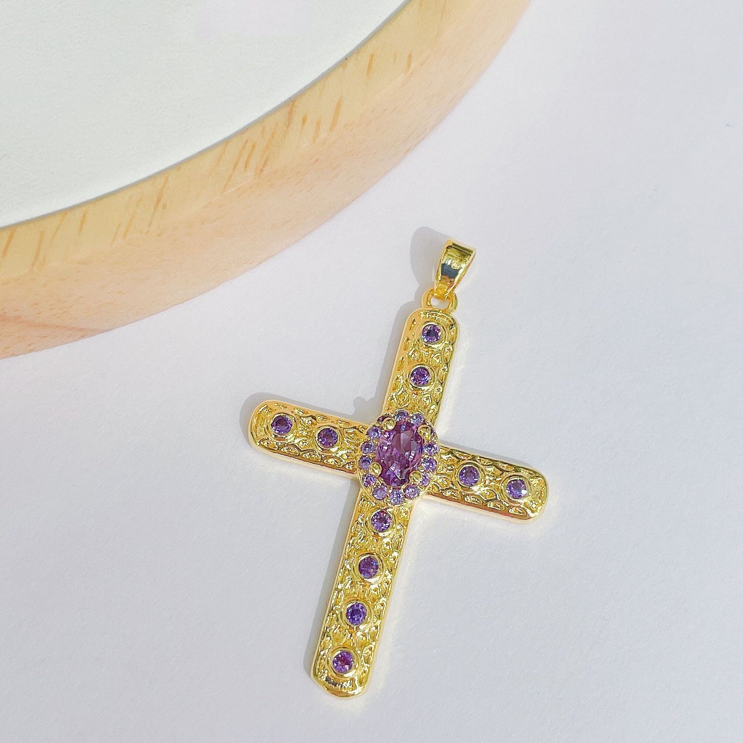 Buy Punk Retro Hip Hop Personalized Cross Pendant Necklace