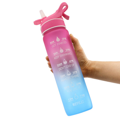 Buy Sports Water Bottle with Straw – Bounce Cover Space Cup Pro