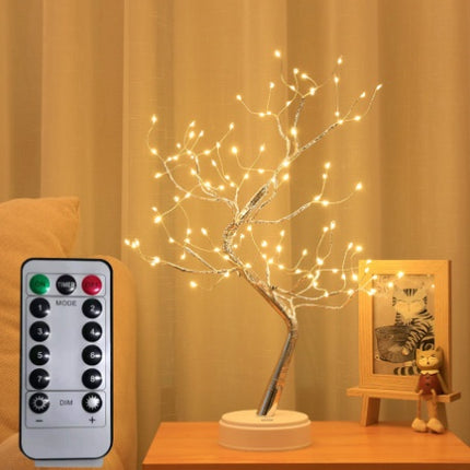 Buy Starry Sky LED Copper Wire Rice Tree Lamp with Color Light