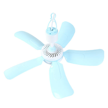 Mini Ceiling Fan with Strong Wind Power and Quiet Cooling