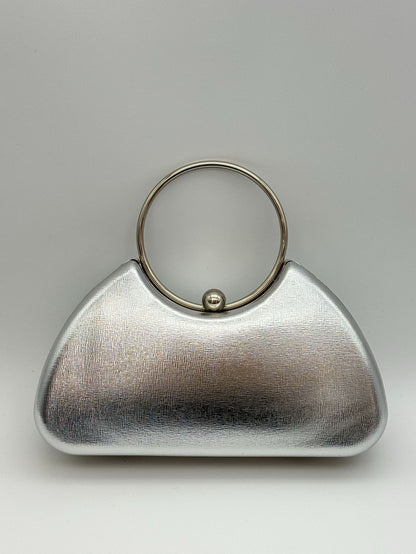 Women's Minimalist Metal Frame Evening Clutch Handbag