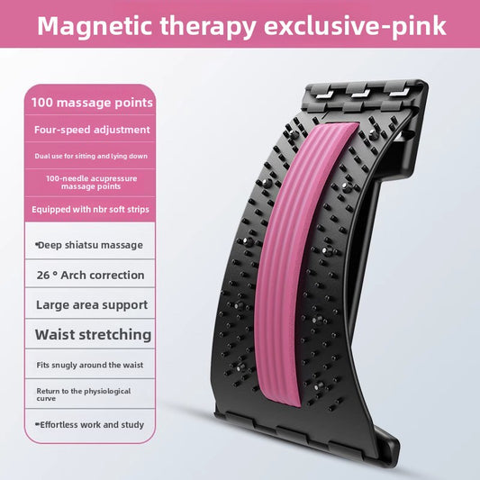 Adjustable Magnetic Lumbar Traction Device for Pain Relief