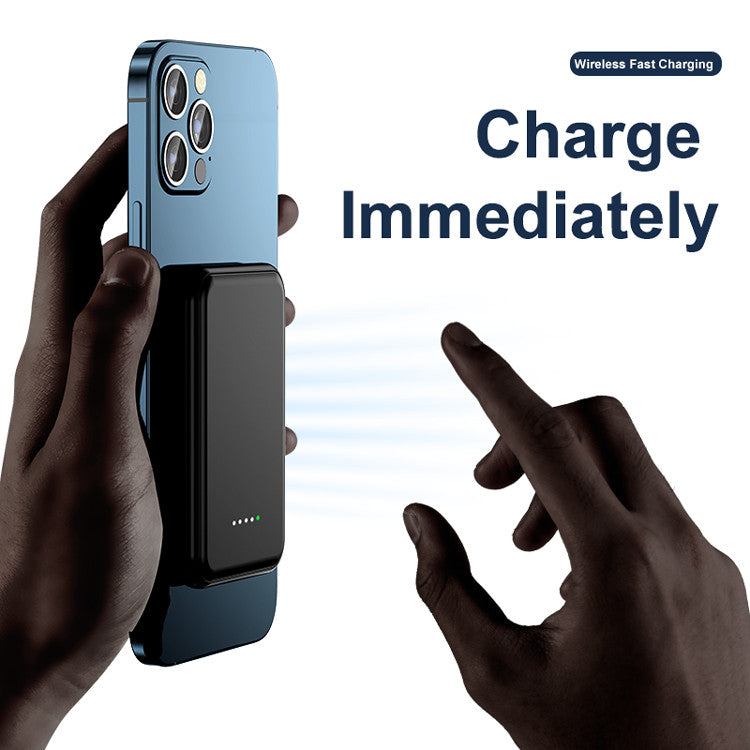 Buy 5000mAh Mini Magnetic Wireless Power Bank Portable Charger