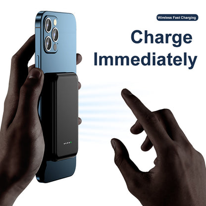 Buy 5000mAh Mini Magnetic Wireless Power Bank Portable Charger