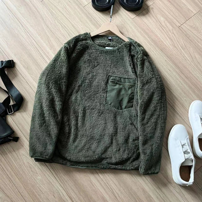 Buy Men’s and Women’s Long-Pile Fleece Pullover for Fall Winter