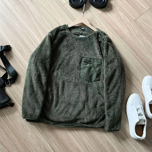 Buy Men’s and Women’s Long-Pile Fleece Pullover for Fall Winter