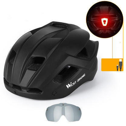 Buy Road & Mountain Bike Helmet with Goggles for Cycling Safety