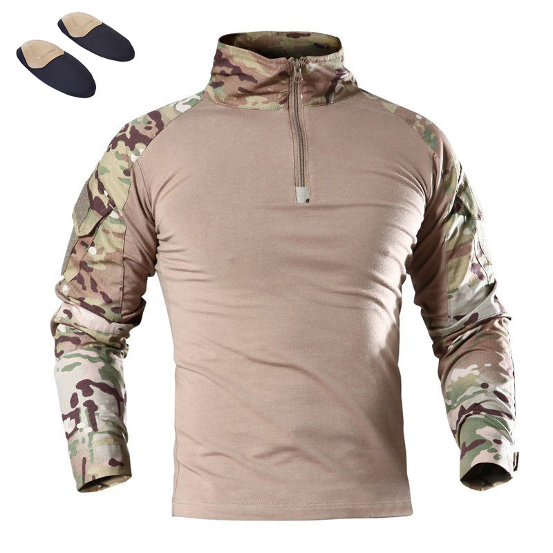 Outdoor Tactical T-Shirt for Men Breathable Combat Training