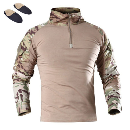 Outdoor Tactical T-Shirt for Men Breathable Combat Training