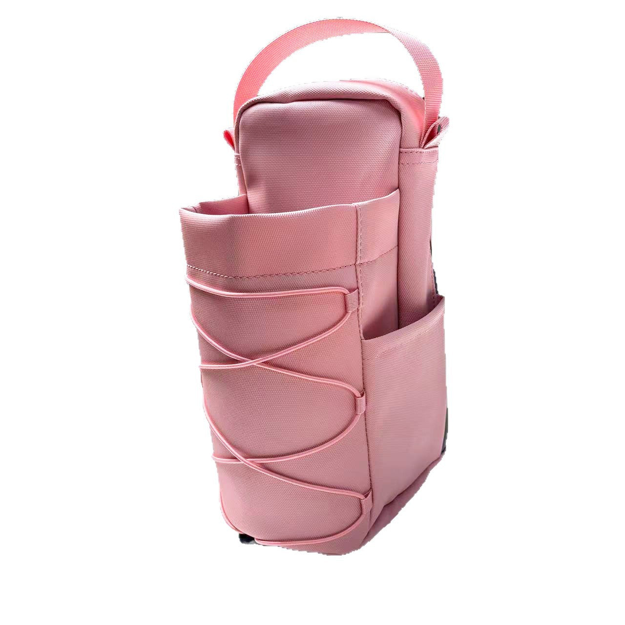 Crossbody Water Bottle Pouch with Magnetic Drawstring Strap