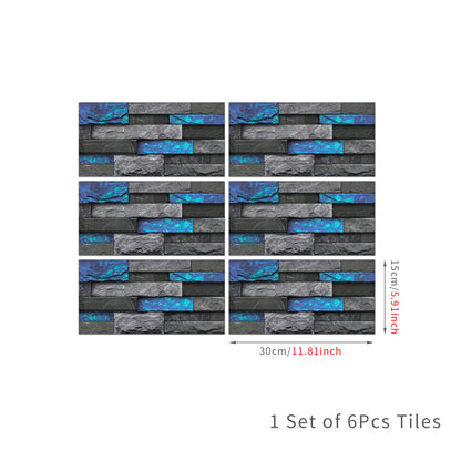 American Tile Wallpaper Imitation Design for Home Decor Use