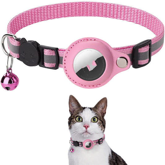 Buy Reflective AirTag Pet Collar – Waterproof Holder Cats & Dogs