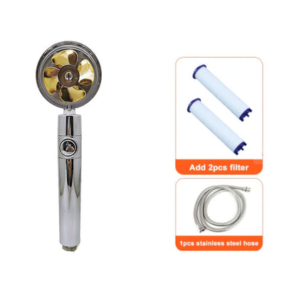 Buy Shower Head Water Saving – 360° Rotating ABS Rain Nozzle