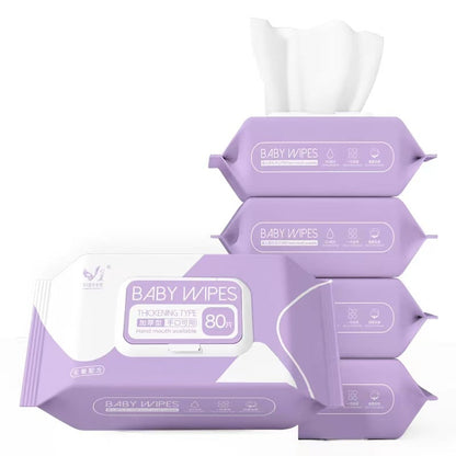 Thick Pearl Texture Baby Wet Wipes for Gentle Cleaning Uses